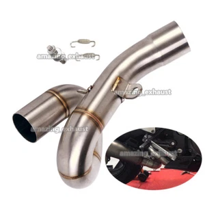 Tubo de enlace de conexión media de escape deslizable de 51 mm para Kawasaki Ninja ZX6R ZX636 2009-22 - Imagen 1 de 12
