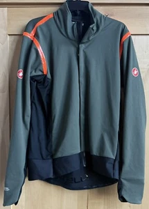 Castelli Alpha RoS 2 Light Men's Gore-Tex Cycling Jacket Military Green Size 3XL - Picture 1 of 11