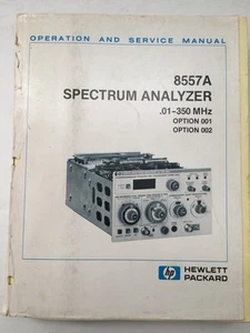 HP 8557A Spectrum Analyzer Operation & Service Manual P/N 08557-90027 - Bild 1 von 8