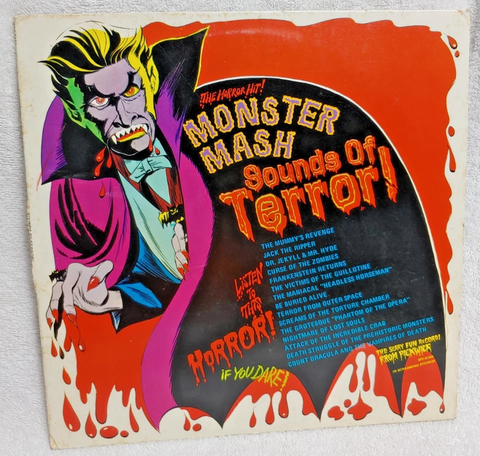 Monster Mash Sounds Of Terror - Original Vinyl Album LP Foto 1 de 4