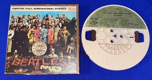 vintage Beatles Sgt Pepper Lonely Hearts 1/4 4 TRACK TAPE REEL to REEL 3 3/4 IPS - Picture 1 of 2