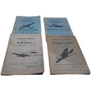 RAF Pilots Notes , Barracuda. Liberator, Anson , Halifax. Reprints. - Picture 1 of 6