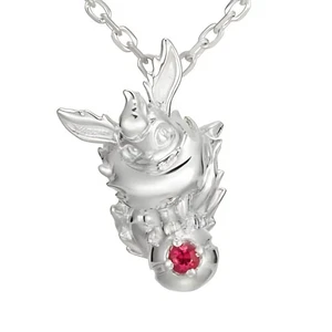 U-Treasure Pokemon Flareon Halskette Silber Pokeball Schmuck Geschenk Herren Damen Neu - Bild 1 von 7
