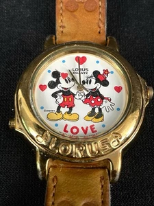 ••HTF Vintage Lorus Musical Mickey And Minnie Mouse Love Musical Watch - Beatles - Picture 1 of 14