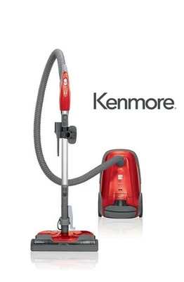 Nuevo Kenmore 81414 400 Series Aspirador de bote en bolsa con filtro HEPA rojo Foto 1 de 4