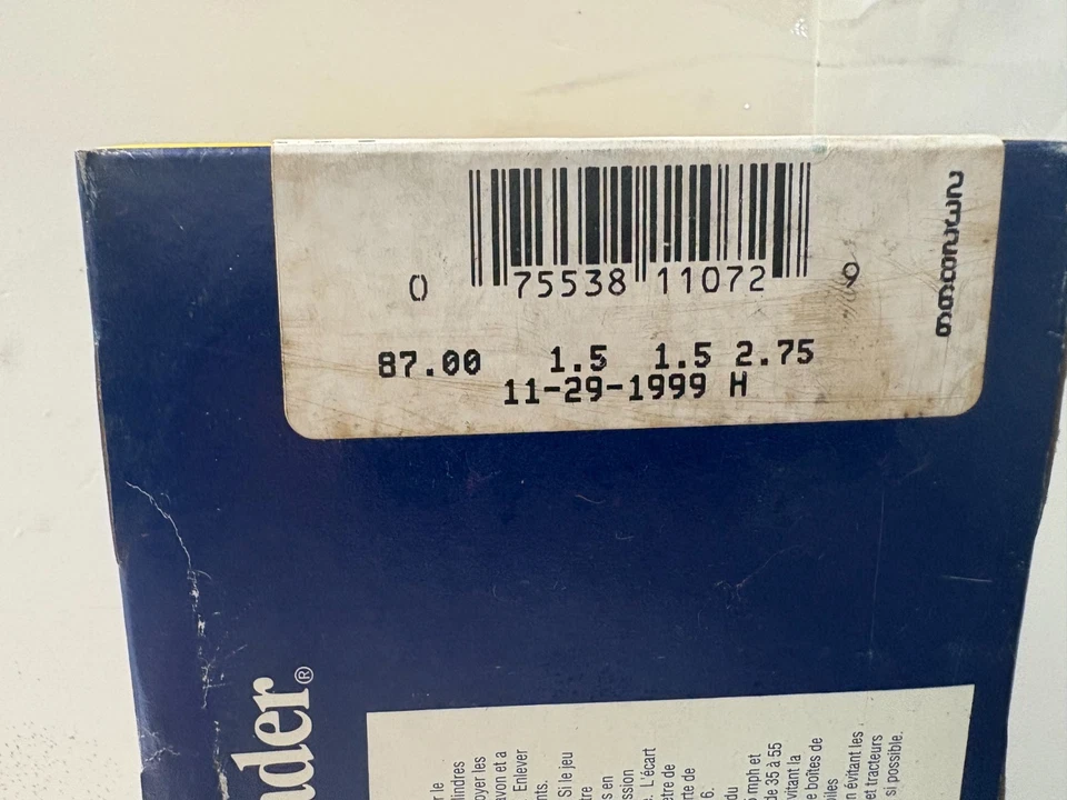 84-96 Nissan 300ZX Pathfinder D21 Maxima 3.0L 2960CC 181CID 6Cyl  87.0mm 2M6196 - Image 1 of 2