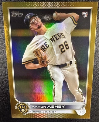 2022 Topps Series 1 - Aaron Ashby #78 Gold Foil (RC) - Image 1 of 2