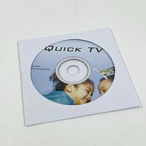 Quick TV Driver Application CD-ROM Software Disc - Picture 1 of 3