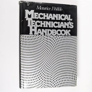 Vintage Mechanical Engineering Technicians Handbook Book Textbook Maurice J Webb - Foto 1 di 12
