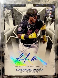 2025 Topps Serie 1 - Baseball Stars Autogramme Luisangel Acuna #BSA-LA (AU, RC) - Bild 1 von 2