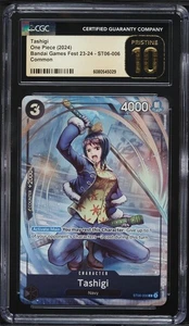 2024 One Piece Bandai Games Fest Tashigi #ST06-006 CGC 10 Pristine - Picture 1 of 4