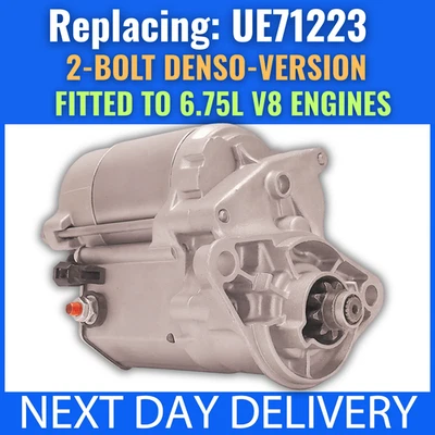 fits ROLLS ROYCE 6.75L V8 SILVER SPIRIT & SPUR II CORNICHE STARTER MOTOR UE71223 - Image 1 of 2