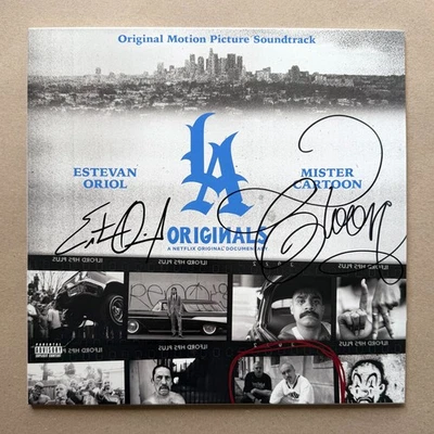 Mister Cartoon Estevan Oriol LA Originals Signed Vinyl Record LP Soundtrack Rare - Image 1 of 4