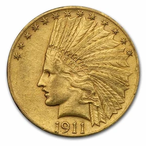 1911 10 $ Indian Gold Eagle XF - Bild 1 von 2
