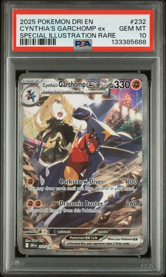 Cynthia's Garchomp ex 232/182 Sv10: Destined Rivals Holo - Image 1 of 1