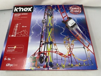 K'Nex Knex  Electric Inferno Roller Coaster Used For Parts Or Repair - Image 1 of 4