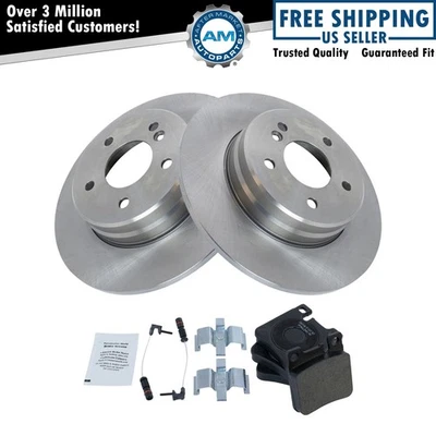 Kit de pastillas de freno trasero y rotor de cerámica para Mercedes-Benz Foto 1 de 4