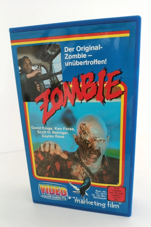 ZOMBIE Original VHS Marketing Film Video Hartbox VV-3015 Dawn of the dead V2000 - Bild 1 von 4