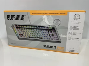 *READ DESCRIPTION* Glorious GMMK 3 PRO Barebones 75% Silver - Picture 1 of 8