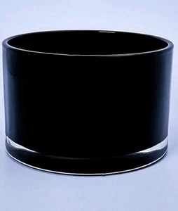 2 Boxes Of 6 (12) 55cl Gloss Black Candle Glasses - Picture 1 of 3