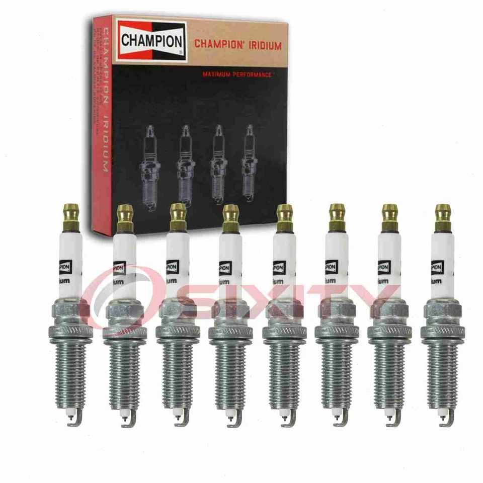 Bujías de iridio Champion de 8 piezas para Mercedes-Benz R63 AMG 2007 6,3 L V8 id Foto 1 de 4