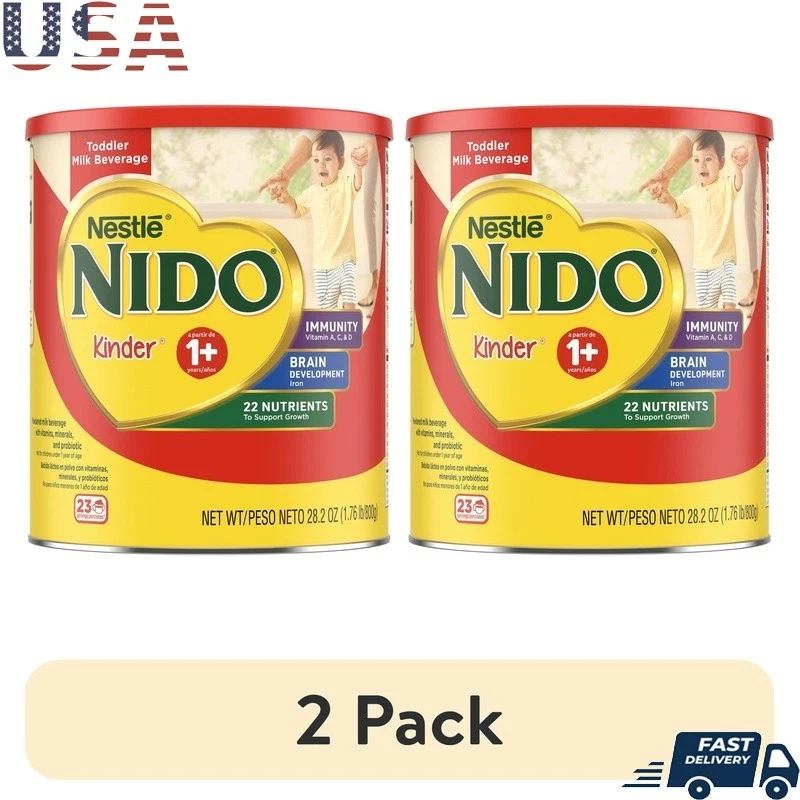 Nestle Nido Kinder 1 Powdered Milk Beverage 1.76 Lb. Canister Original
