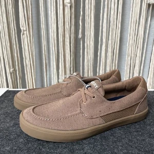 Sperry SeaCycled Bowery Bone Sneakers Brown STS25743 Mens Sz 9 NEW - Picture 1 of 8