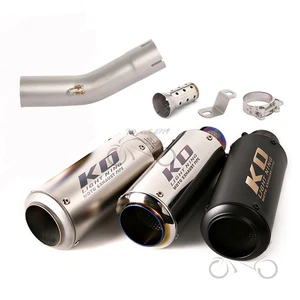 For Voge 300DS 2025 2024 2023 2022 21 20 Slip on Exhaust Link Pipe 51mm Muffler - Picture 1 of 15