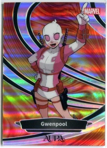 GWENPOOL 2025 Kakawow Aura Marvel ORANGE HOLO REFRACTOR #AM-IO-21 /75 - Picture 1 of 2