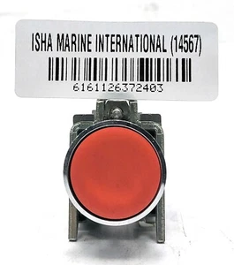 Schneider Electric ZBE-101 Plastic Red XB5 Push Button - Picture 1 of 8
