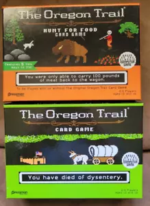 The Oregon Trail Card Game and Hunt for Food Card Game EC Target Exclusive - Picture 1 of 5