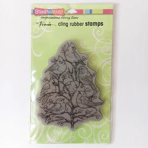 Sello de goma Stampendous Bird Tree CRR301 - Imagen 1 de 6