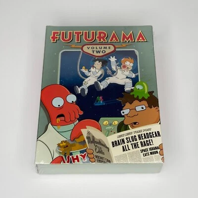 Futurama - Volume 2 - 19 Episodes 4-Disc DVD Set Brand New Sealed - Image 1 of 3