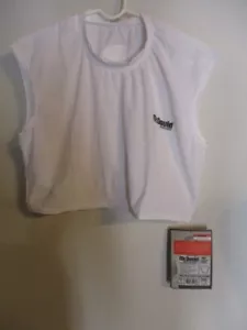 NWT McDavid White Compression Crop Top Mock Neck Shirt, Model 780T 3XL - Picture 1 of 5