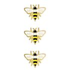  3 PCS Bekleidungszubehör Mode Bienenbroschen Blumendekoration Tier