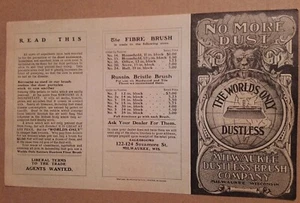 Antique Milwaukee Dustless Brush Company Milwaukee Wisconsin Brochure  - Picture 1 of 12