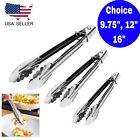 Stainless Steel Kitchen Tongs Food Serving Grill Multi Purpose Cooking Tongs