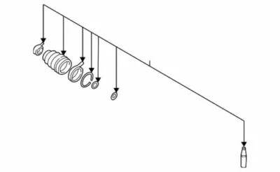 Original Nissan 2002-2006 Altima SL Base CV Junta Interior Kit Delantero 397418J025 Foto 1 de 2