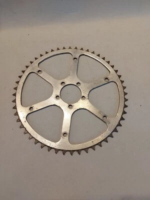 Rueda de cadena de bicicleta retro TA 5 pernos 52T duraluminio Foto 1 de 4