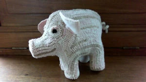 Pig "This Little Piggy" 3-D Rug Hooking Paper Pattern - Prairie Road Designs - Picture 1 of 3