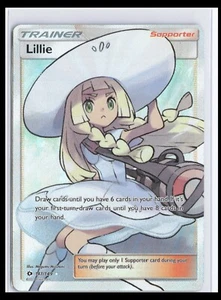 2017 Pokémon Sun & Moon Base Set Lillie Full Art Trainer 147/149 Near Mint / LP - Picture 1 of 2