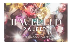 MUA JEWELLED 15 SHADE EYESHADOW PALETTE VEGAN FORMULA BRAND NEW & SEALED. - Picture 1 of 2