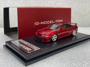 Zündmodell 1/64 IG2503 Nissan Skyline Nismo R33 GT-R 400R rot metallic - Bild 1 von 8