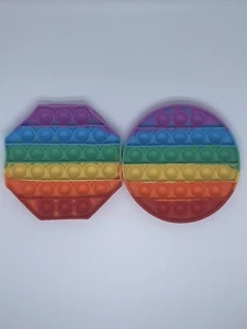 Push Pop Bubble It Sensory Fidget Toy Stress Relief Game popit (2 Pack) - Bild 1 von 4