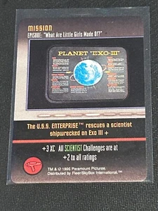 Star Trek The Card Game Mission What Are Little Girls Made Of? - Picture 1 of 2