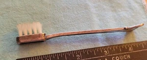 Weidlich Sterlingsilber Kinderzahnbürste SELTEN KEIN MONOGRAMM ODER NAMEN - Bild 1 von 6
