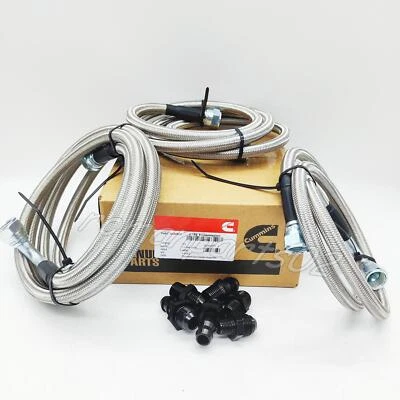 Cummins 47RE Transmission Cooler Lines Kit Hose For 1996-02 Dodge Ram Heavy Duty - Image 1 of 4