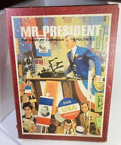 1971 Mr President The Game of Campaign Politics Bookshelf Board Game Complete 3M - Picture 1 of 14