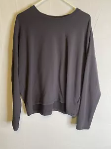 Madewell Women's Size Large Pullover Sweatshirt Crewneck Gray 5227 - Picture 1 of 7