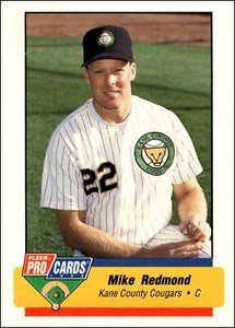1994 Fleer ProCards #166 Mike Redmond   Rookie Kane County Cougars